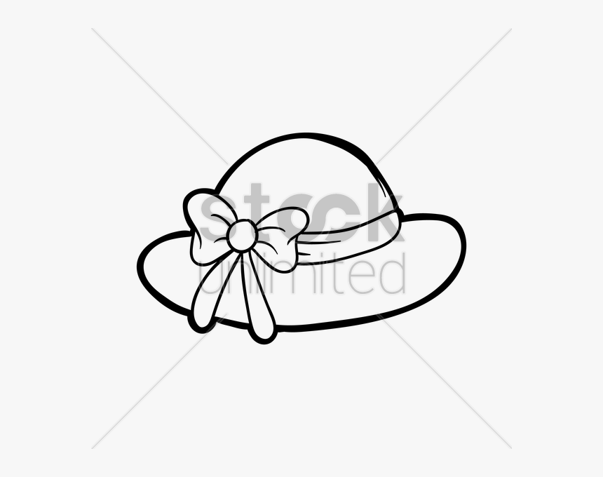 Black And White Cap Clipart Hat Clothing Clip Art - Black And White Hat Of Clip Art, HD Png Download, Free Download