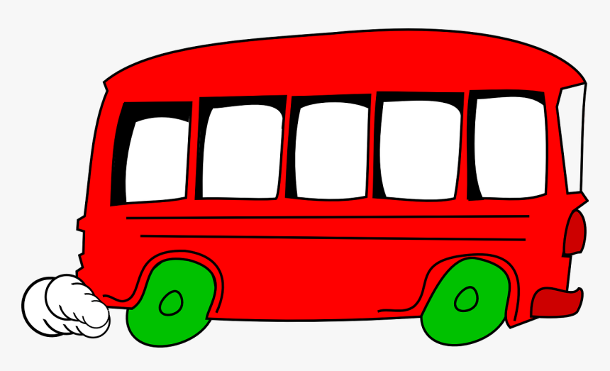 Bus Cartoon Clip Art - Bus Clip Art, HD Png Download, Free Download