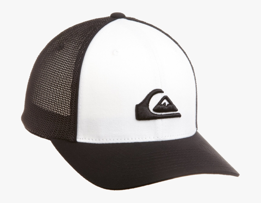 Quiksilver Trucker Hat White Black, HD Png Download, Free Download