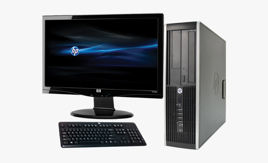 Hp 8000 Elite Pro Intel Core 2 Duo Desktop Pc - Hp Desktop Pc, HD Png Download, Free Download