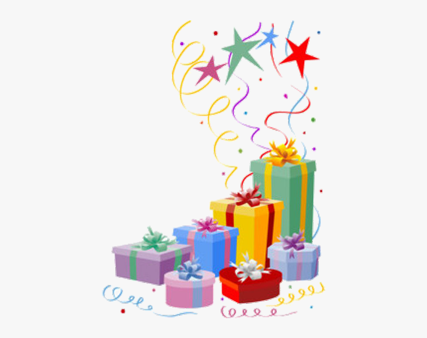 Gifts"width="300 - Birthday Cake And Gift Png, Transparent Png, Free Download
