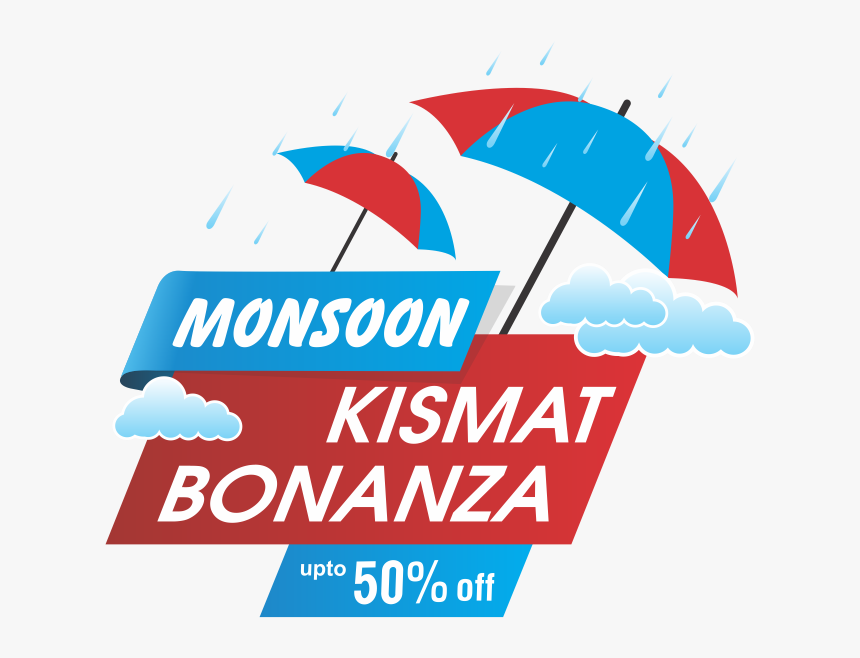 Monsoon Offer Assured Up To 50% Discount - Monsoon Bonanza Png, Transparent Png, Free Download
