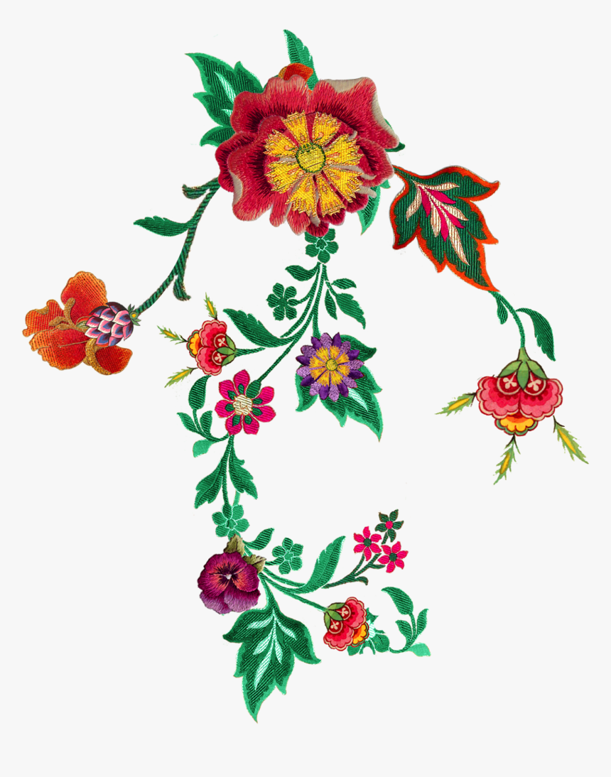 Vector,flower,vector Art,flower Vector,vector Flower - Vector Art Fabric Design, HD Png Download, Free Download