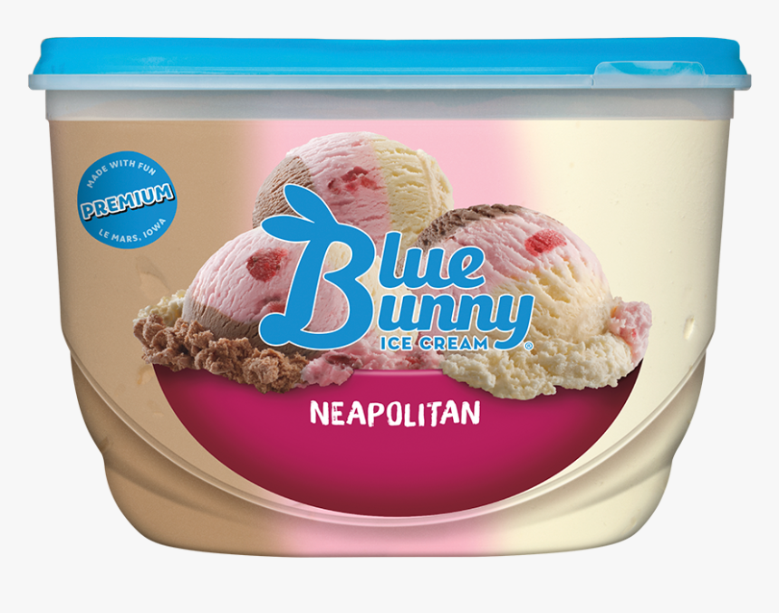 Neapolitan - Blue Bunny Mint Ice Cream, HD Png Download, Free Download