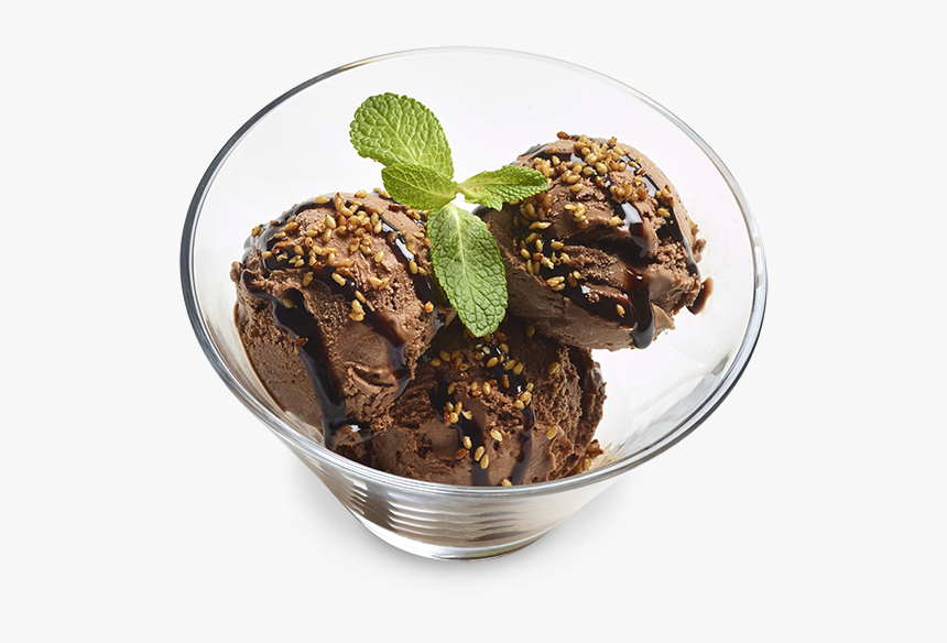 High Angle Picture Of Our Chocolate Shichimi Ice Cream - Chocolate, HD Png Download, Free Download