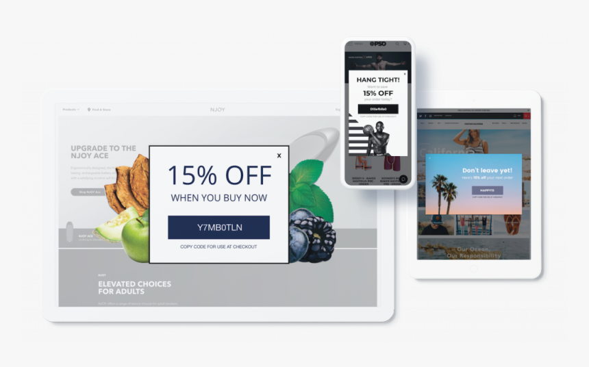 Exit Offer Pop-ups - Ecommerce Promos, HD Png Download, Free Download