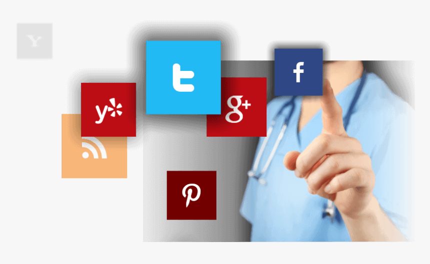 Doctors Can Use Social Media Without Risk - Doctor And Social Media, HD Png Download, Free Download