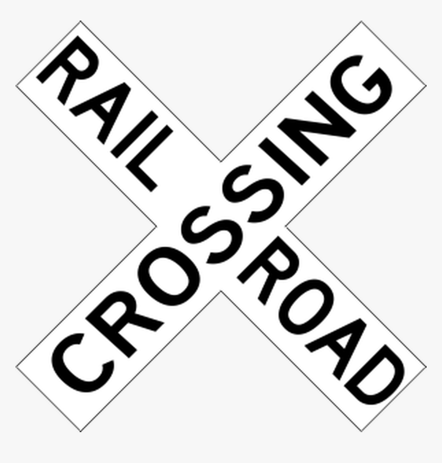 Railroad Crossing Sign Mutcd R15-1 - Railroad Crossing Sign Clip Art, HD Png Download, Free Download
