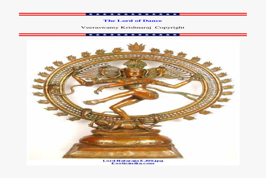 Transparent Nataraja Png - Brass, Png Download, Free Download