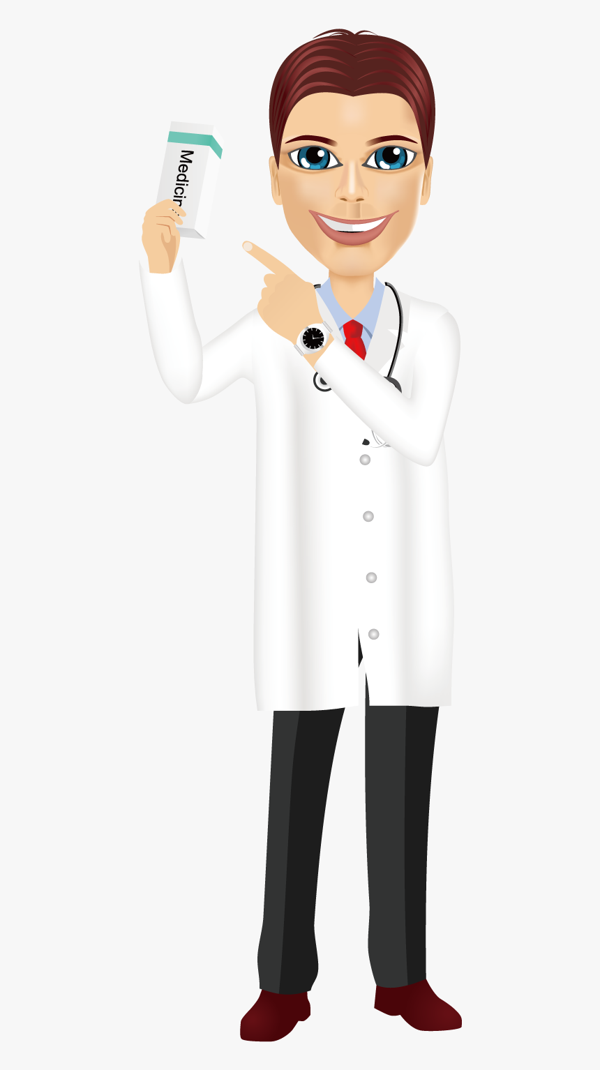 Cute Doctor Png Download - Doctor Drawing Transparent, Png Download, Free Download