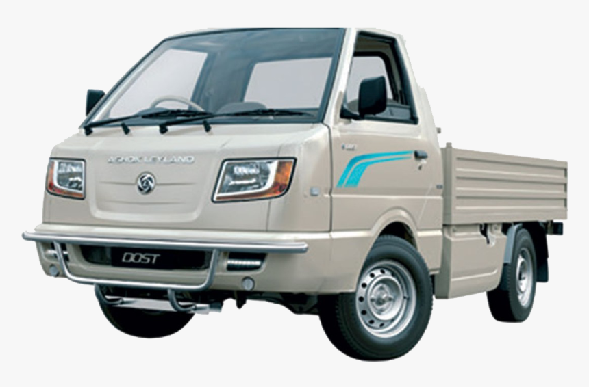 Truck Png Free Background - Vehicle Ashok Leyland Dost, Transparent Png, Free Download