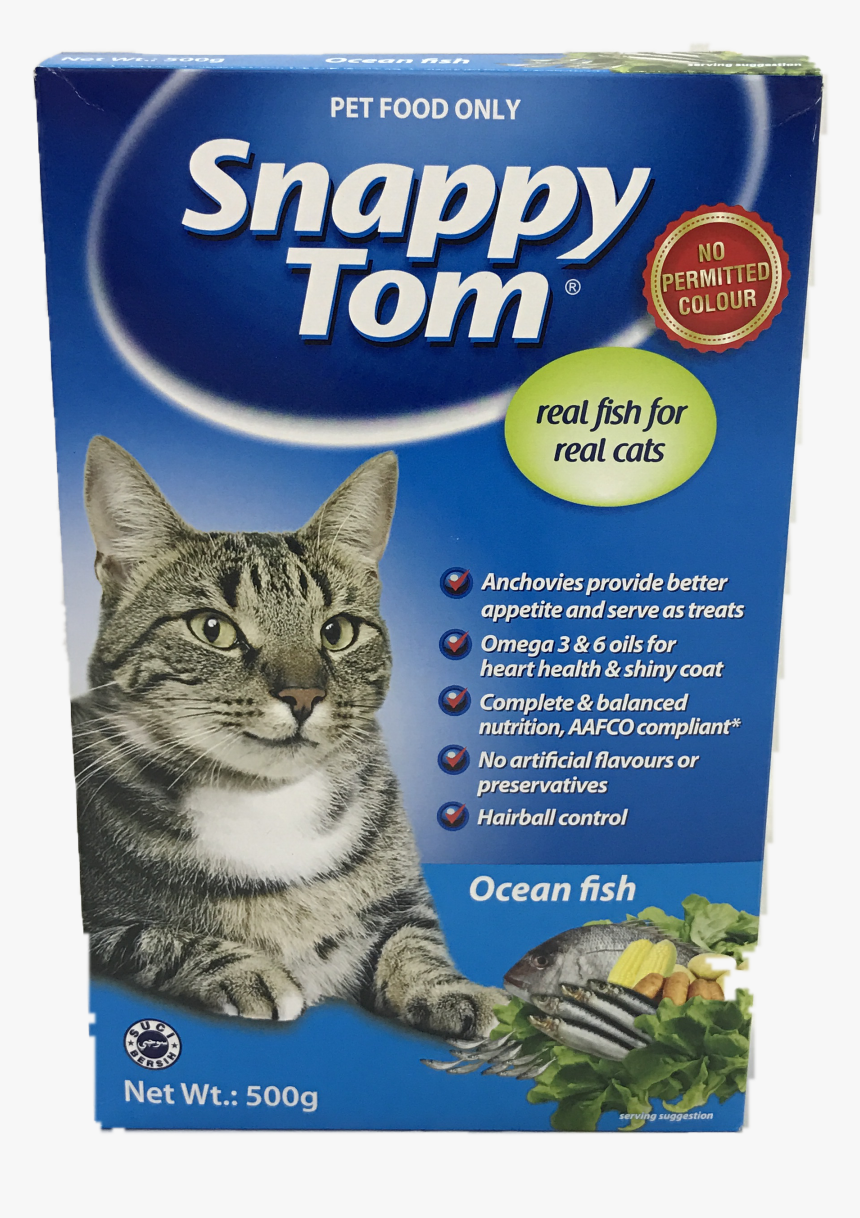 Snappy Tom Ocean Fish 500g"
 Title="snappy Tom Ocean - Snappy Tom Cat Food Chicken, HD Png Download, Free Download