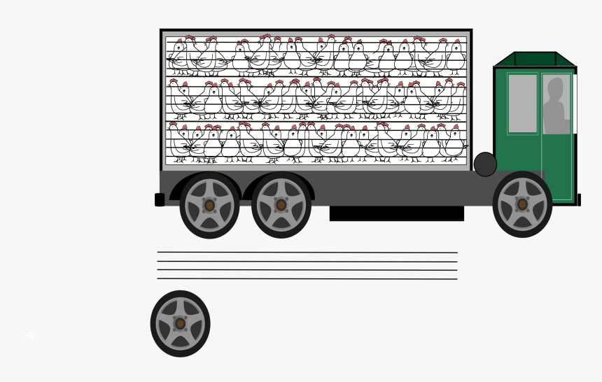 Truck Transport Big Image - Animal Transport Clipart, HD Png Download, Free Download