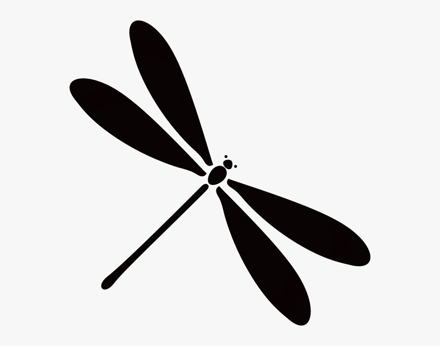 Black Dragonfly Clipart, HD Png Download, Free Download