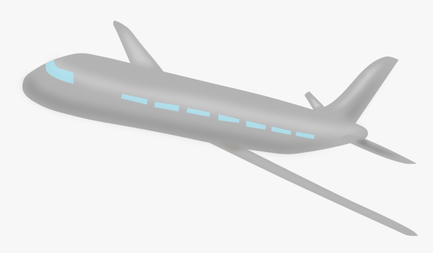 Propeller Driven Aircraft,airbus,flight - Plane Clipart Going Up, HD Png Download, Free Download