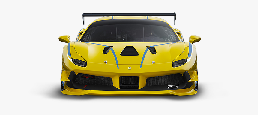 488 Challenge - Ferrari 488 Challenge Front, HD Png Download, Free Download