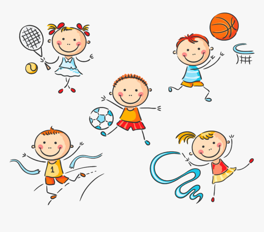 Sports Kids Clipart Transparent Png - Kids Sport Clipart Png, Png Download, Free Download