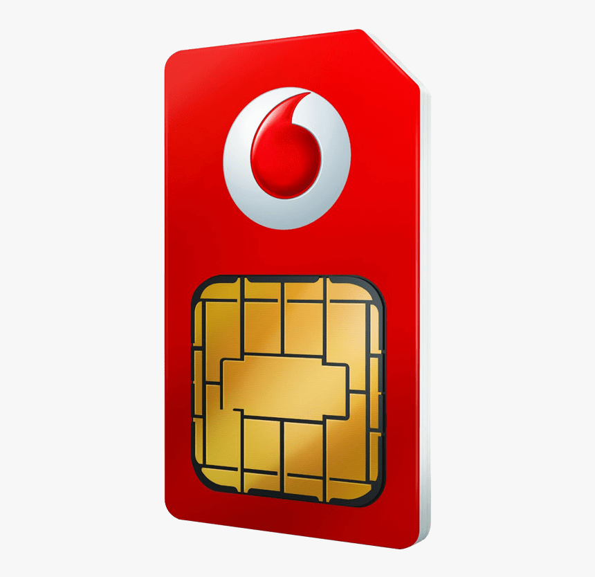 Sim Card Png Image - Vodafone Sim Card Uk, Transparent Png, Free Download