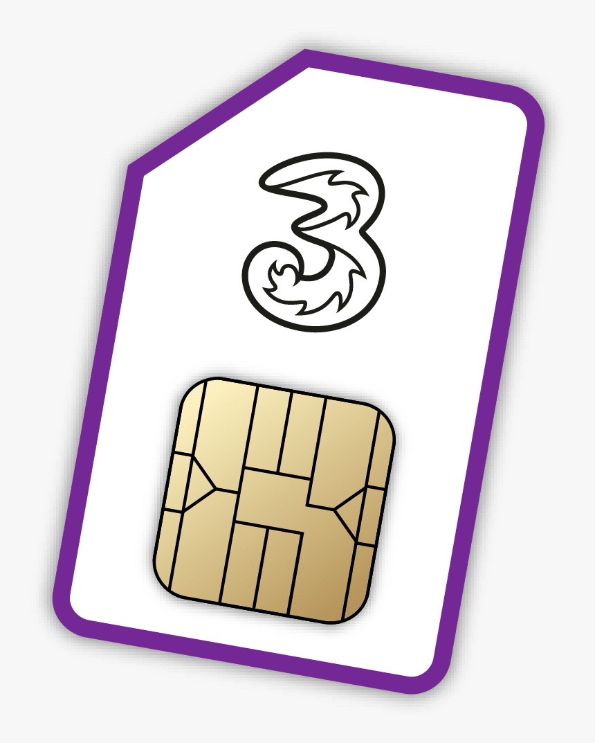 Three Data Reward Sim - Three, HD Png Download, Free Download