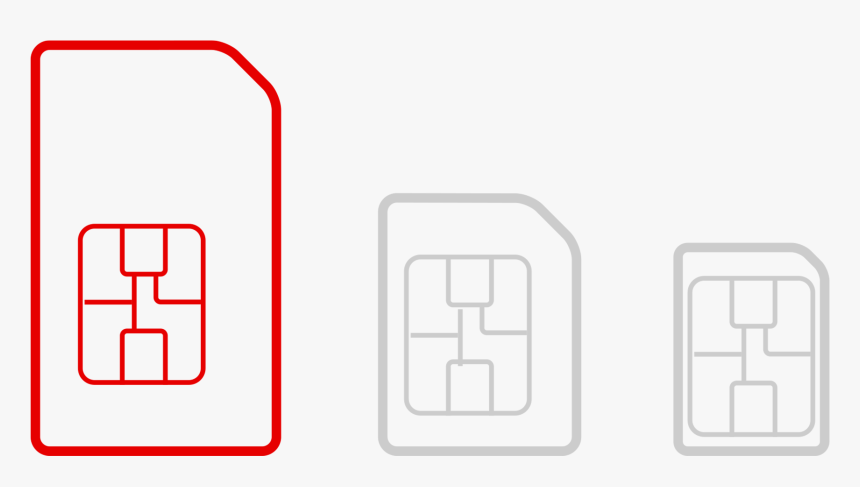 Sim Card Sizes Vodafone, HD Png Download, Free Download
