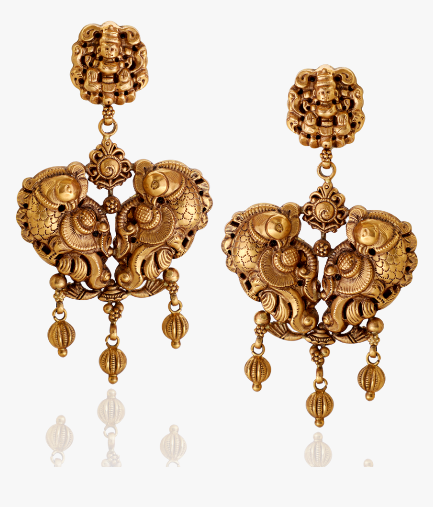 Goddess Lakshmi Nagas Earrings - Earrings, HD Png Download, Free Download