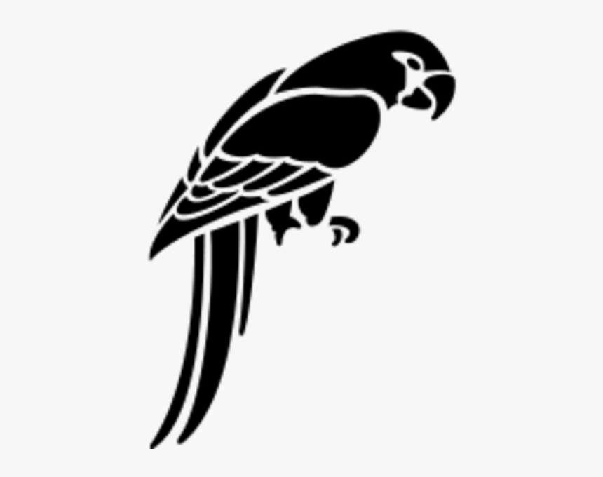 Parrot Clipart, Parrot Animals Clip Art Black And - Parrot Clipart Black And White, HD Png Download, Free Download