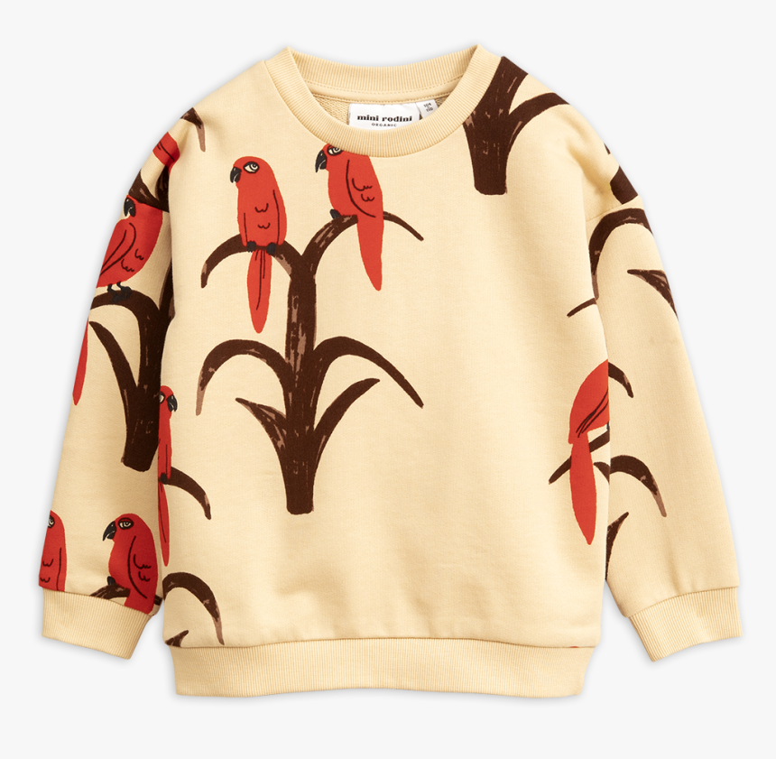 Mini Rodini Parrot Sweatshirt, HD Png Download, Free Download