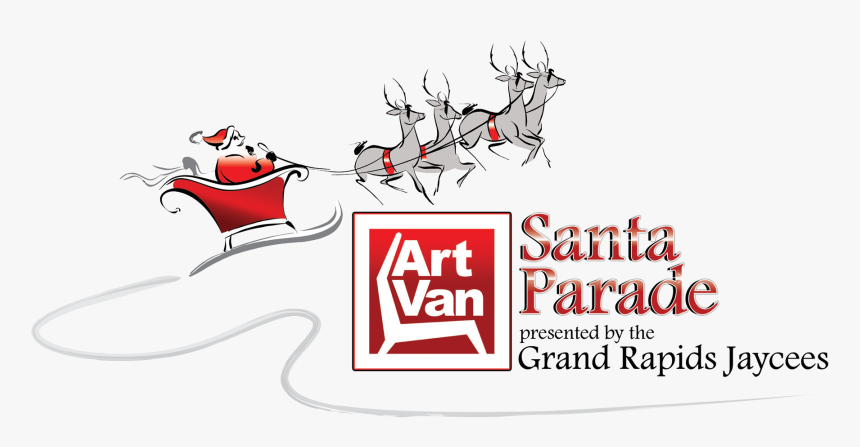 Grand Rapids Santa Parade - Art Van Furniture, HD Png Download, Free Download