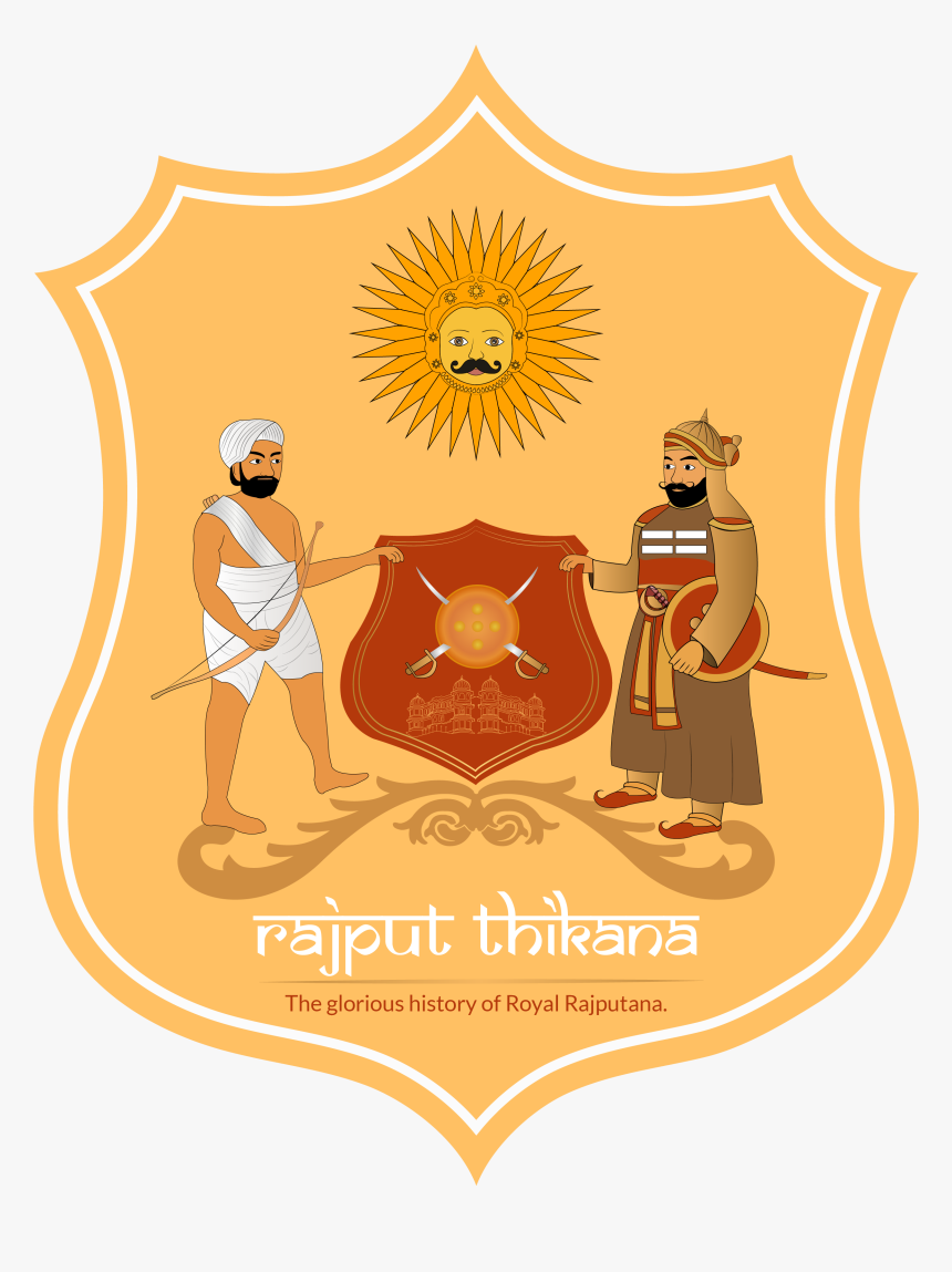 Rajput Thikana, Rajput Provinces Of India, Thikana - Rajput Flag, HD Png Download, Free Download