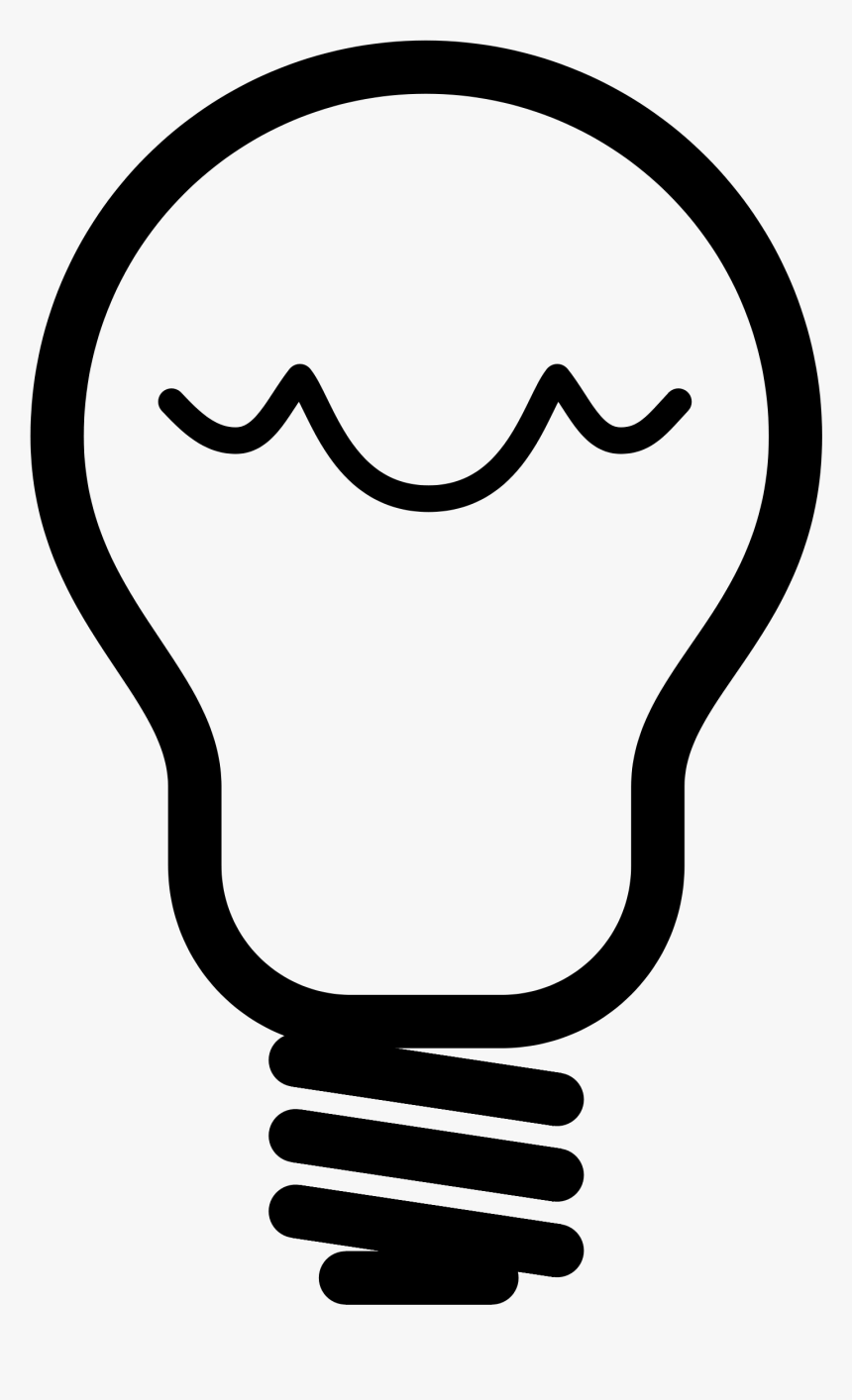 Thumb Image - Bulb Png Clipart Black And White, Transparent Png, Free Download