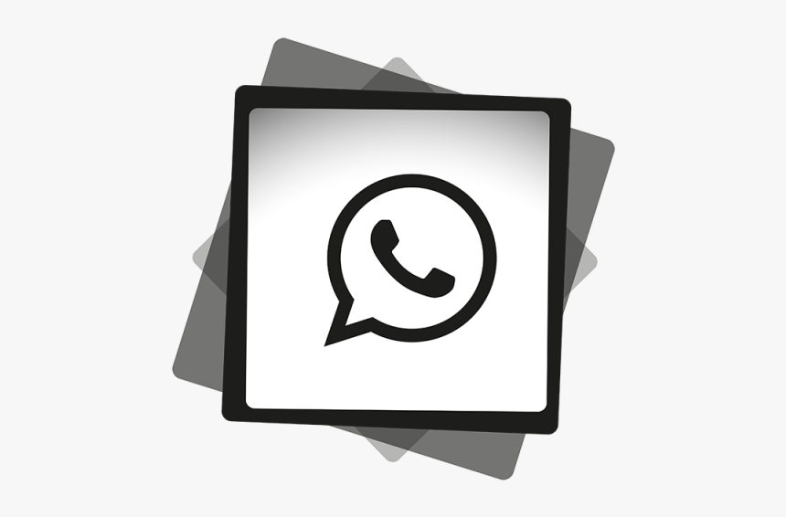 Negro De Whatsapp Png - Social Media Icon Linkedin, Transparent Png, Free Download