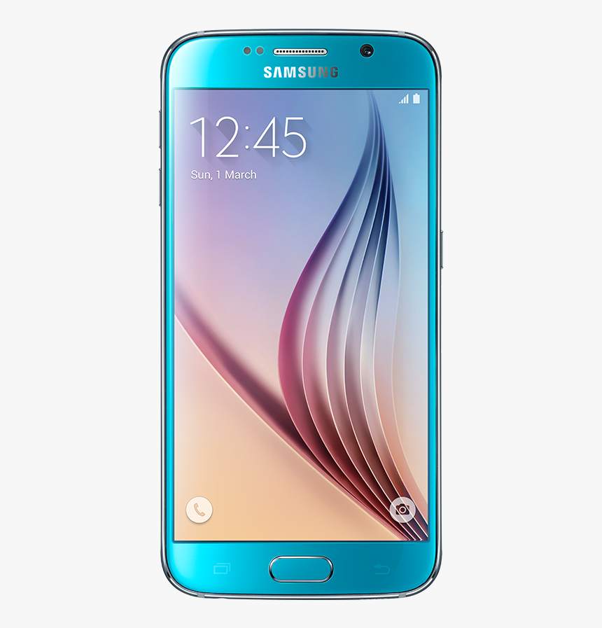 Teal Samsung Galaxy S6, HD Png Download, Free Download