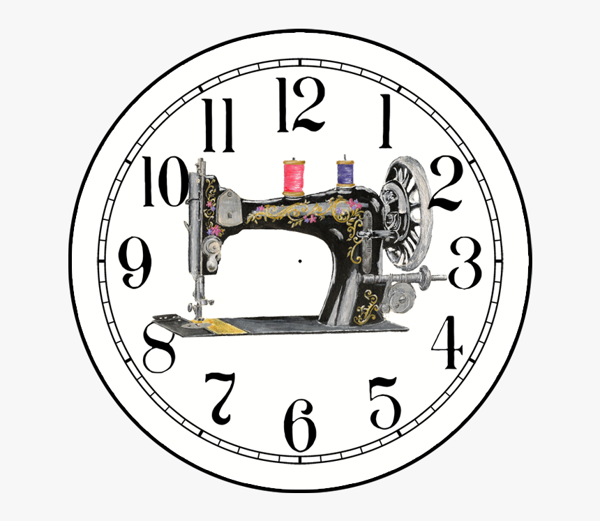 Sewing Room - Round Clock Dial, HD Png Download, Free Download