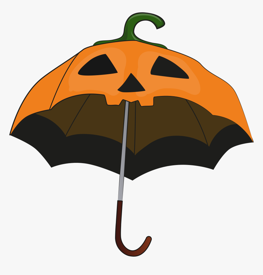 Umbrella Clip Hands Free Image Freeuse Download - Halloween Umbrella Clipart, HD Png Download, Free Download