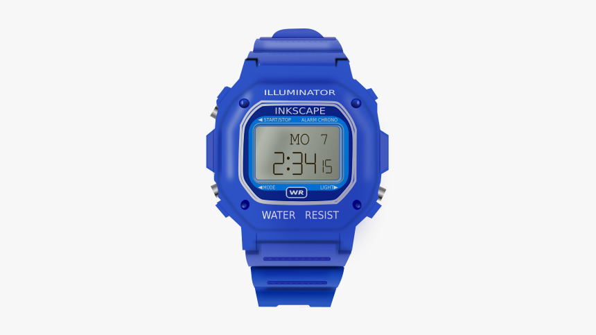 Blue,watch Accessory,purple - Analog Watch, HD Png Download, Free Download