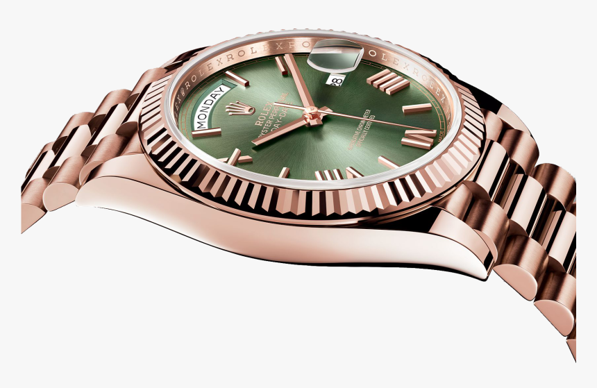 Daytona Datejust Malachite Watch Rolex Submariner Green - Rose Gold Rolex Watch Men, HD Png Download, Free Download