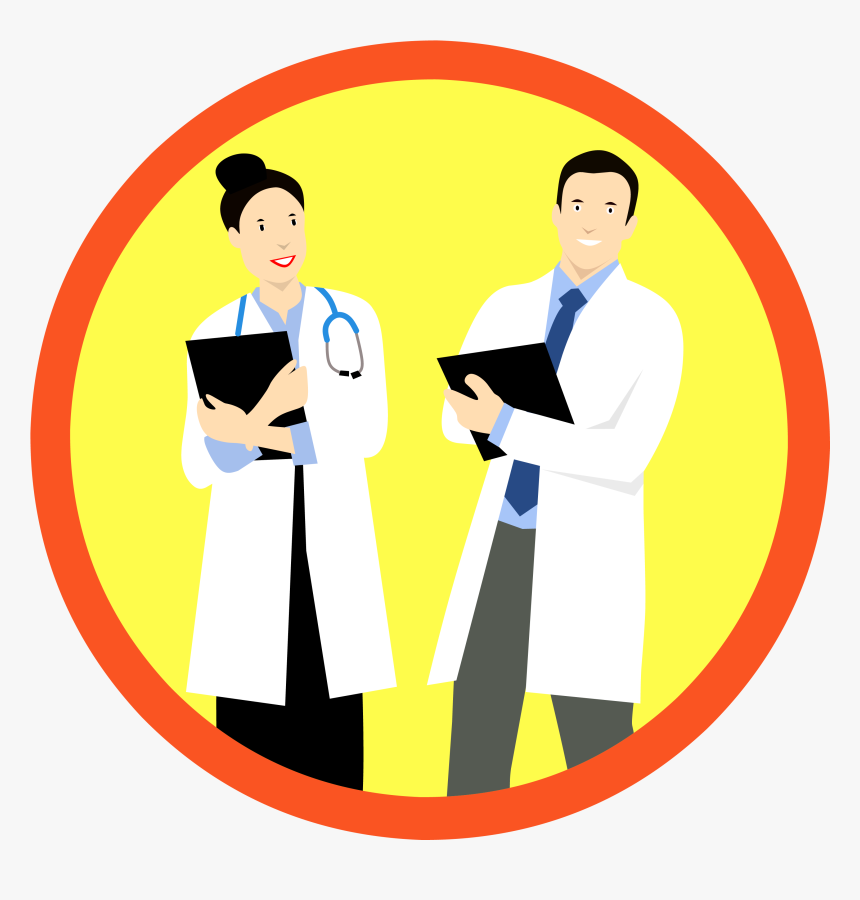 Medical Care, Doctors, Sticker, Woman, Man, Female - Doctors Office Near Me, HD Png Download, Free Download