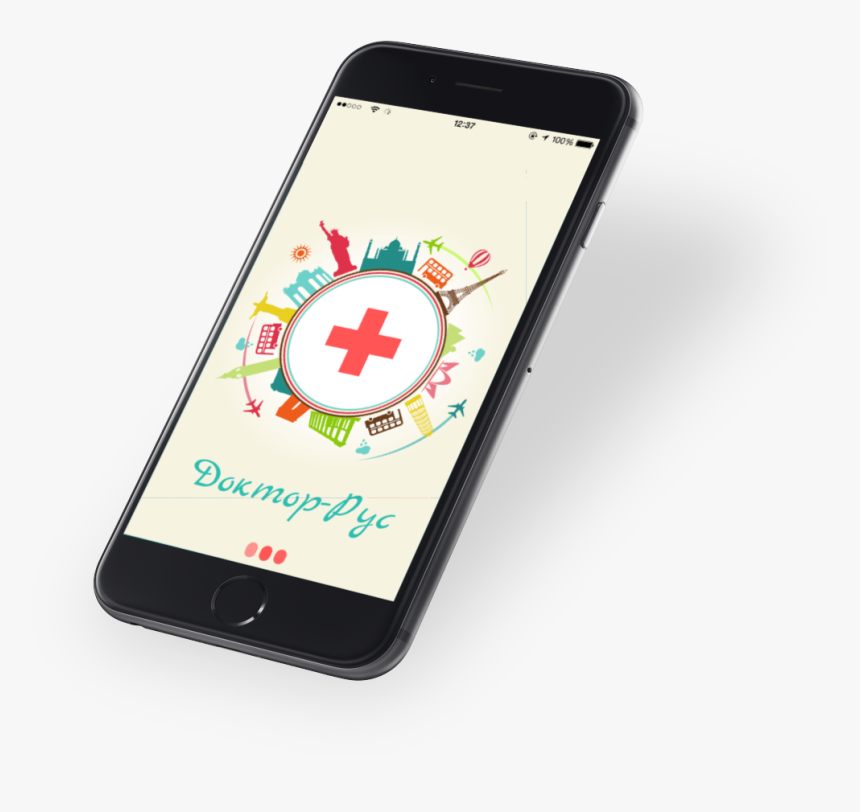 54f48627cd3c45c734dc8a47 Doctorrus App 1 - Mobile App For Doctors, HD Png Download, Free Download
