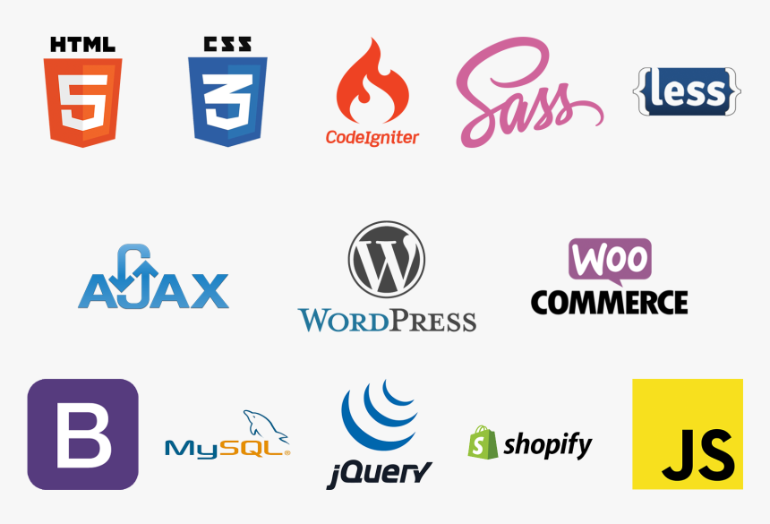 Web Development Languages Logos, HD Png Download, Free Download