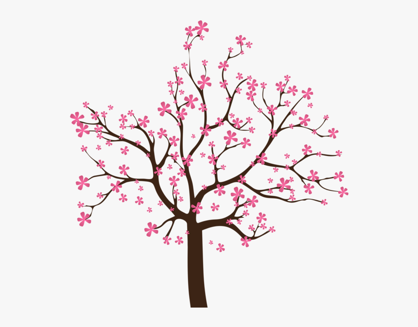 Vector Rr Collections Pin - Transparent Background Cherry Blossom Tree Clipart, HD Png Download, Free Download