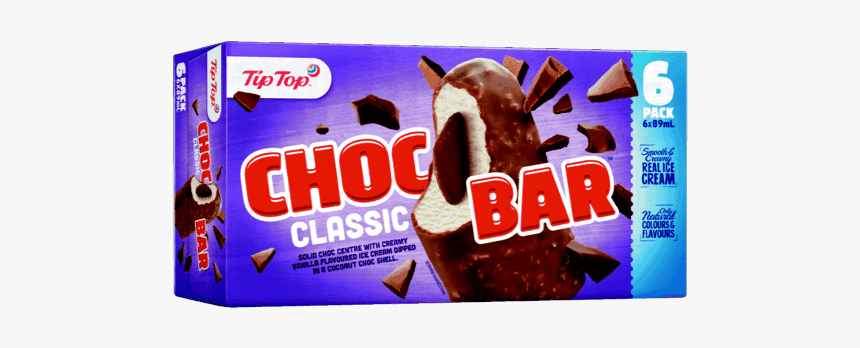 Choc Bar 6pack - Tip Top Choc Bar, HD Png Download, Free Download
