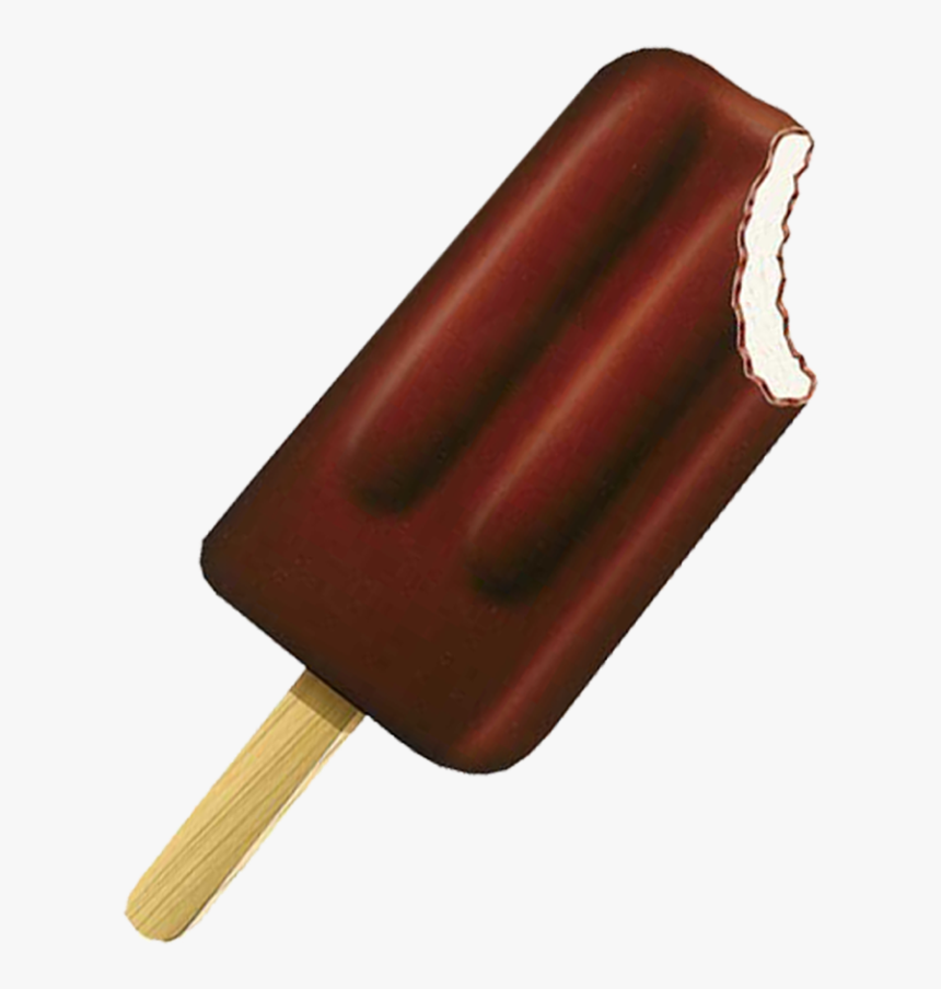 Chocolate Covered Ice Cream Bar - Chocolate Ice Cream On A Stick, HD Png Download, Free Download