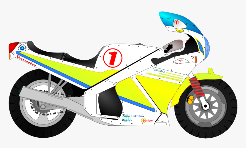 Transparent Motorcycle Clipart Png - Bike Cartoon Side View, Png Download, Free Download