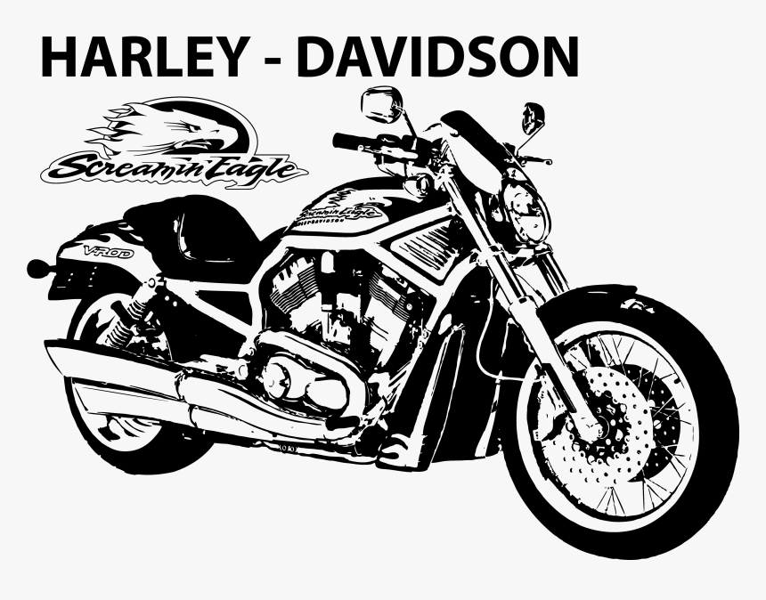 Harley Davidson Clipart Motorcycle Handlebar - V Rod Muscle Front, HD Png Download, Free Download