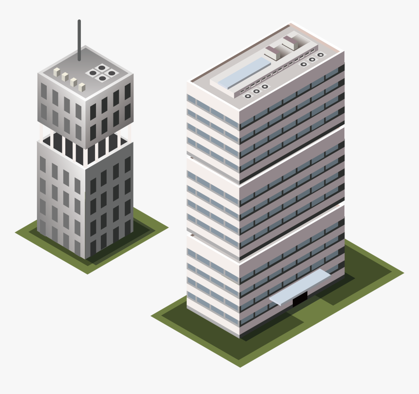 Vector Buildings Transparent - Office Building Icon Png, Png Download, Free Download