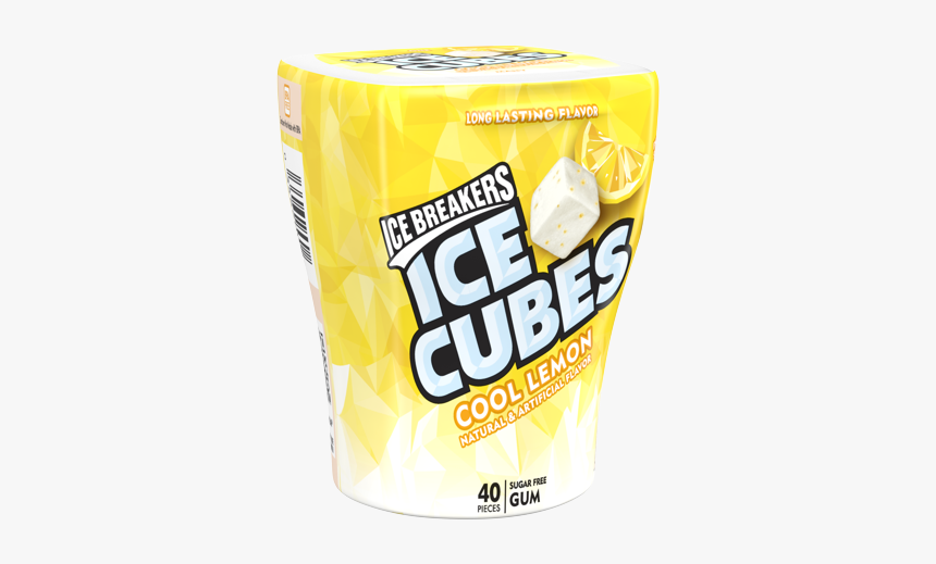 Transparent Packaging Cool - Lemon Ice Breakers Gum, HD Png Download, Free Download