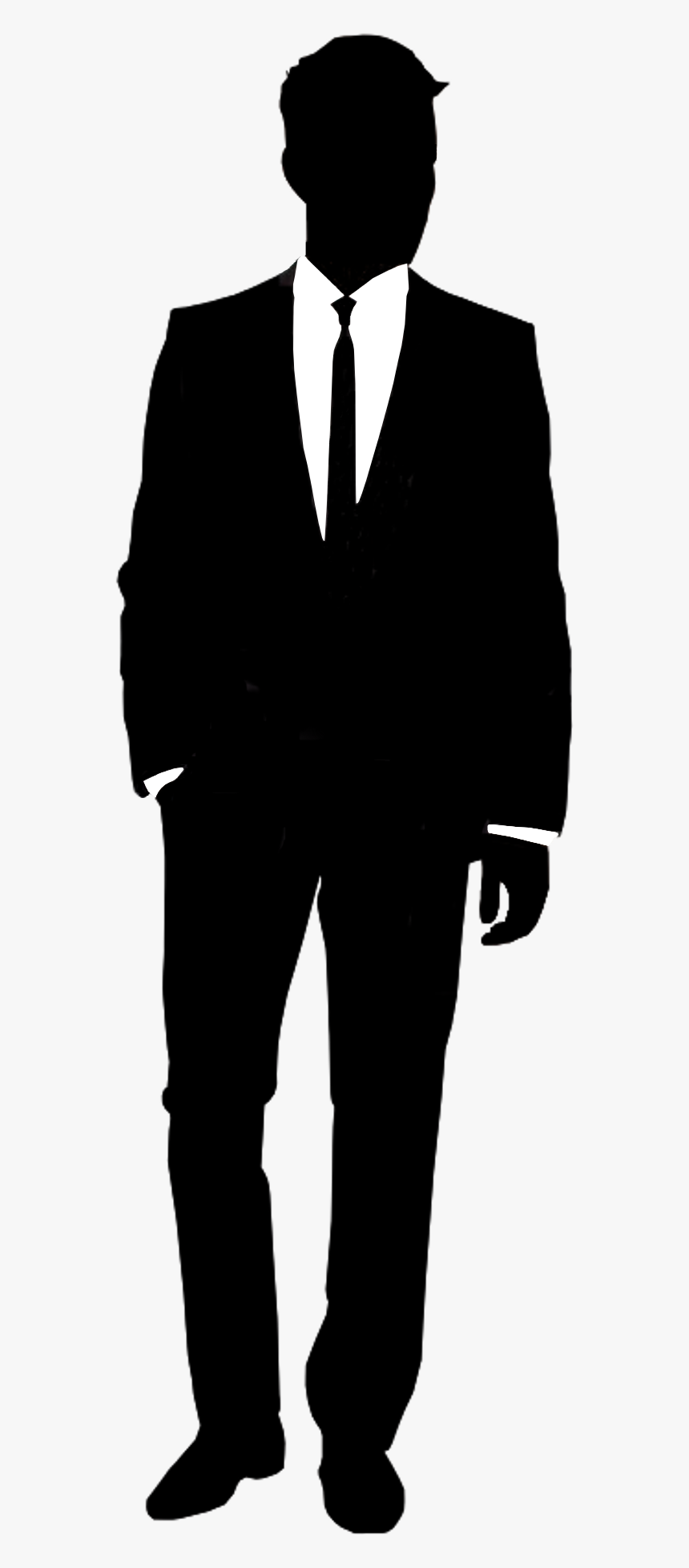 man in suit silhouette png