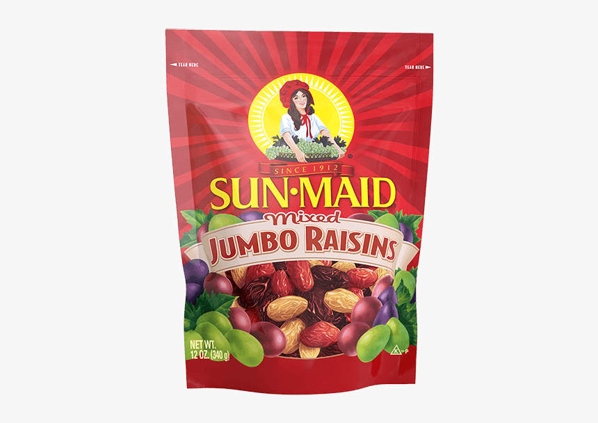Sun-maid Mixed Jumbo Raisins 12 Oz - Raisins Dollar Tree, HD Png Download, Free Download