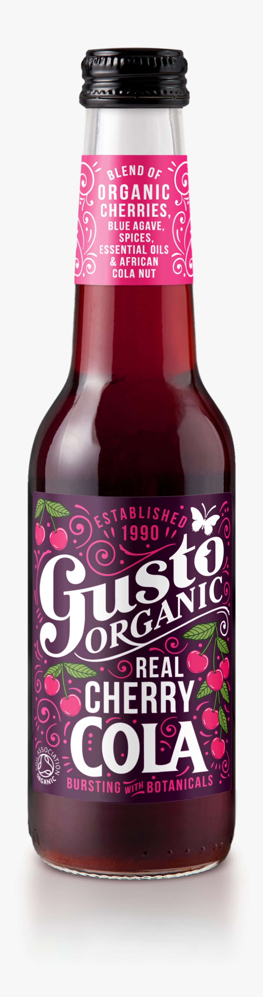 Gusto Organic Real Cherry Cola, HD Png Download, Free Download