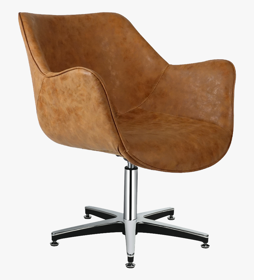 Chair Png Transparent File - Brown Leather Salon Chairs, Png Download, Free Download